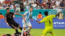 ¿Empujón a Corzo? Lautaro Martínez marcó el 2-0 de Argentina sobre Perú | VIDEO
