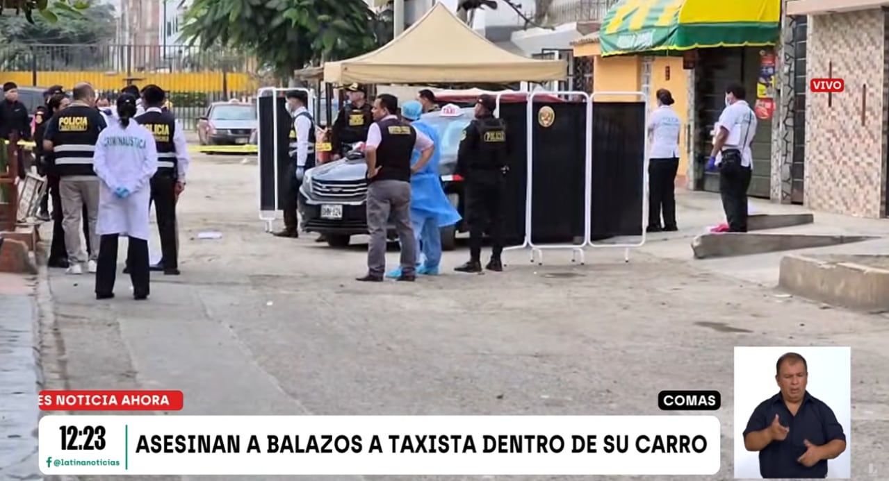 La Depincri de Carabayllo investiga el crimen. El asesino dejó un mensaje donde 'Los Mexicanos' se adjudican este hecho de sangre.