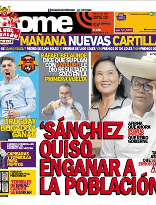 ‘SÁNCHEZ QUISO ENGAÑAR A LA POBLACIÓN’