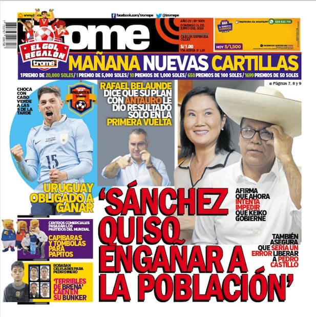 Portada Trome