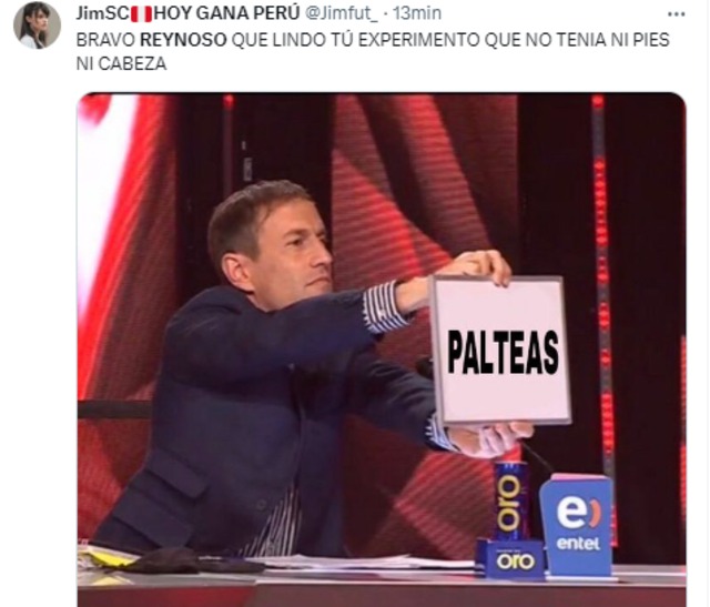 Usuarios de las redes sociales piden la renuncia de Reynoso con divertidos memes tras la derrota de Perú ante Chile