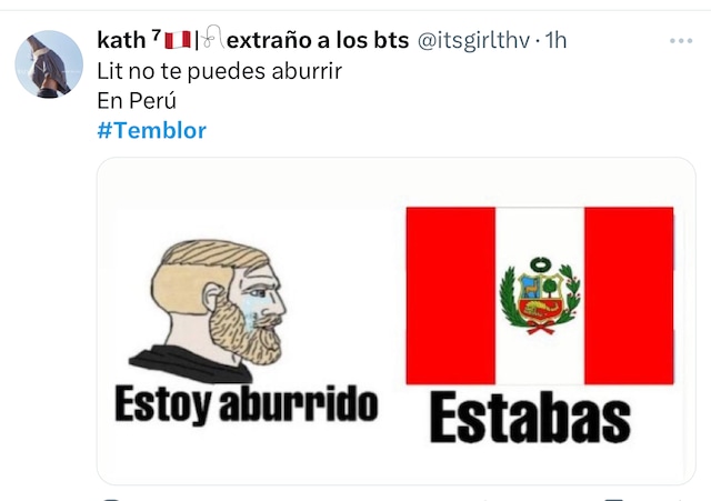 Trome| Memes del temblor en Lima del martes 23 de julio 2024 (Fotos: Twitter)