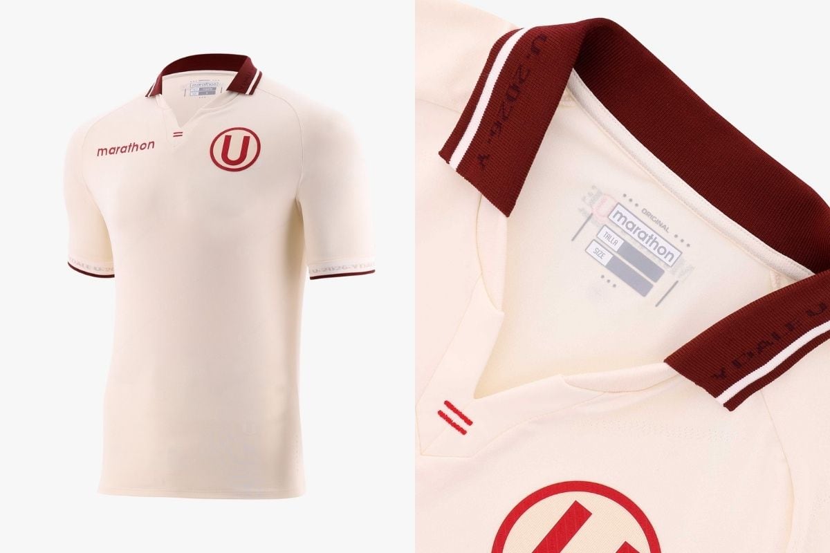 Mira los nuevos detalles de la casaquilla crema para 2026 (Foto: @universitario1924)