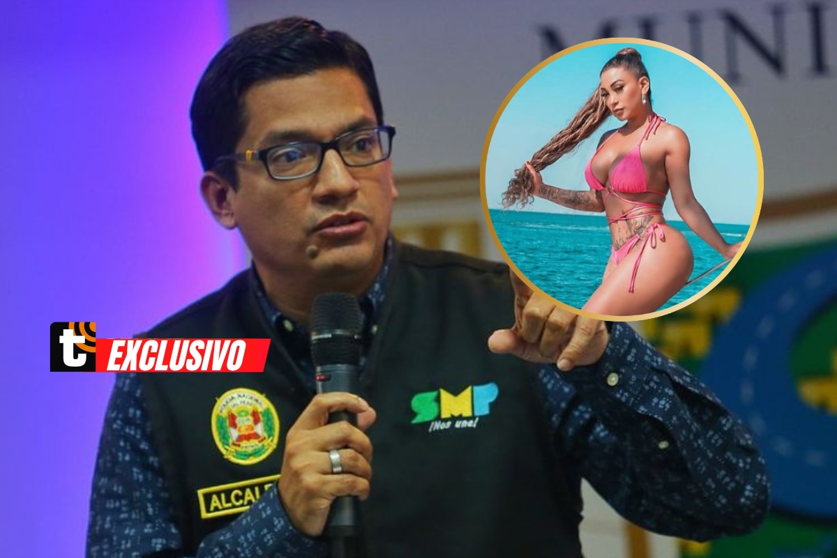 Alcalde de SMP y Paula Arias