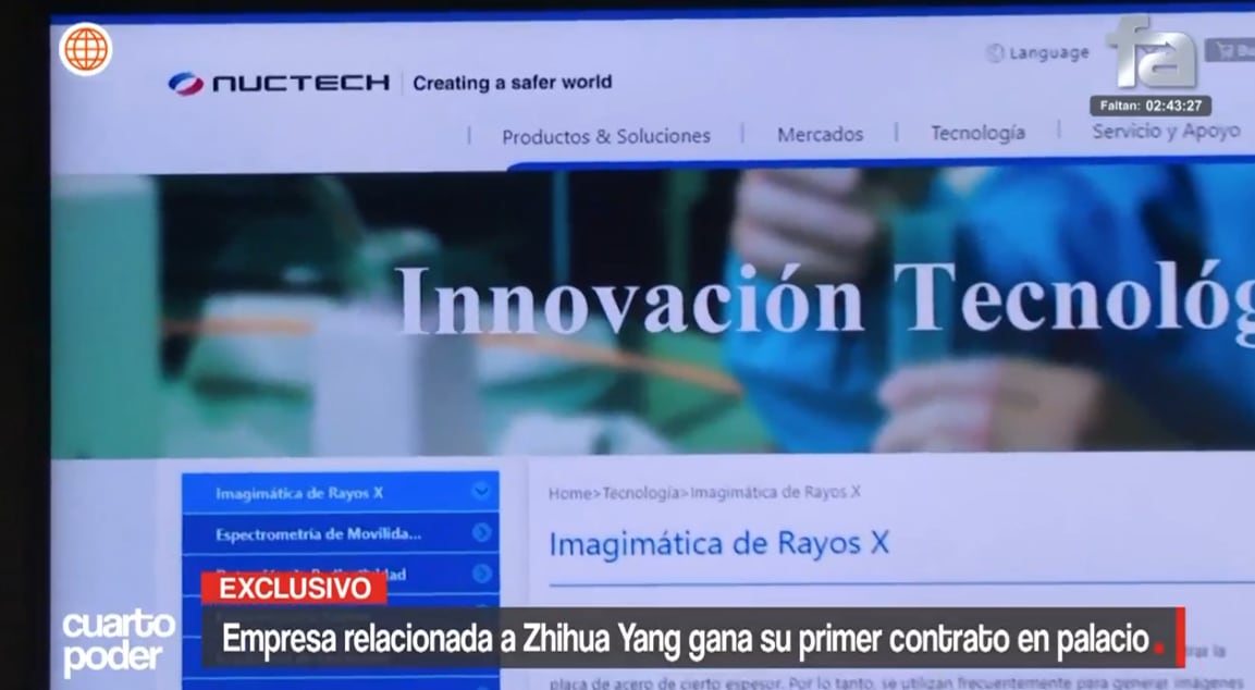 NUCTECH Perú SAC es una empresa dedicada al rubro de productos y soluciones de inspección de seguridad.