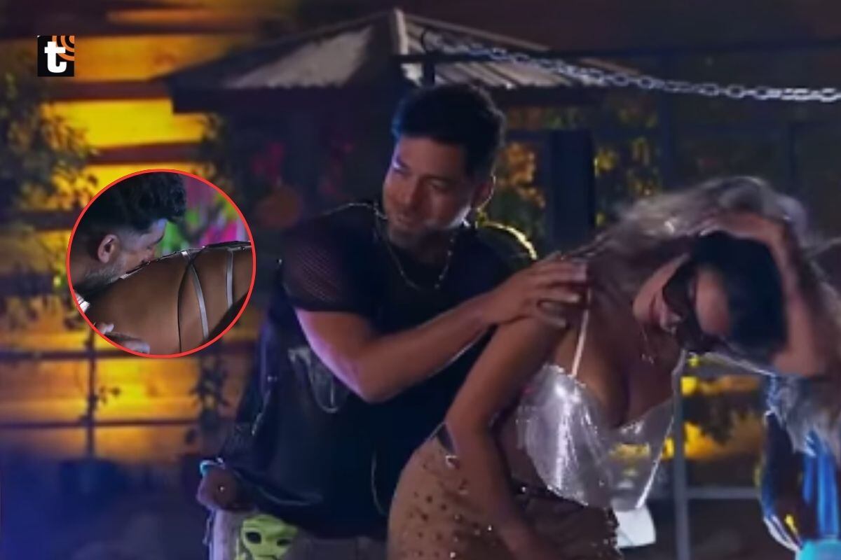 Shirley Arica y Pablo protagonizan picante momento.