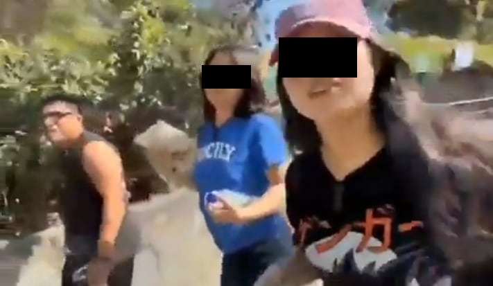 Sideral y sus acompañantes protagonizan polémica por comentario sobre los usuarios del Metropolitano.