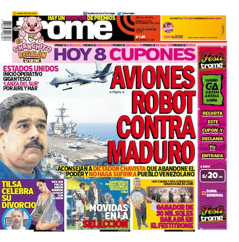AVIONES ROBOT CONTRA MADURO