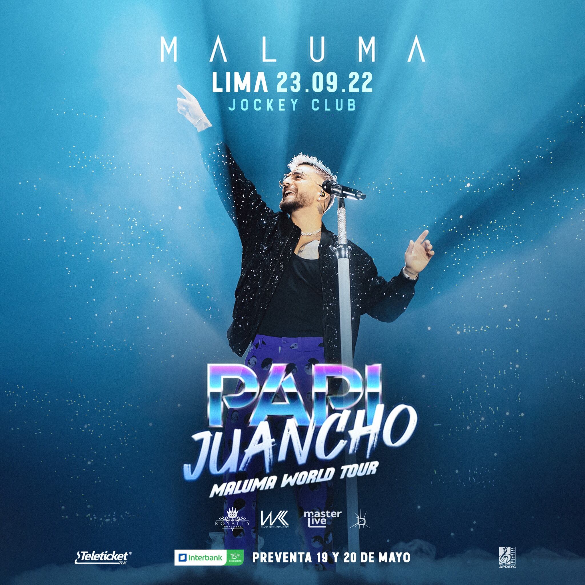 Maluma ofrecerá concierto en Lima