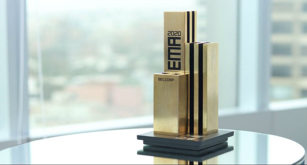 Premios EMA - Empresas Más Admiradas en el Perú 2020. Ceremonia online por las medidas sanitarias frente a la pandemia. (Composición Trome)