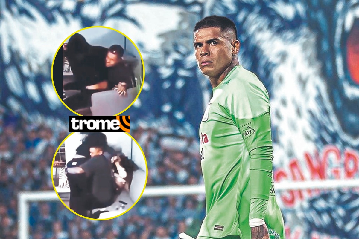 Ángelo Campos y el video que circula en redes sociales.