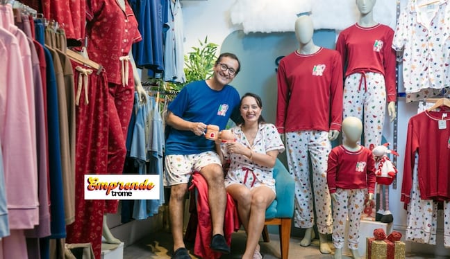 Los esposos Magali y Raúl dedican al cien por ciento de su tiempo en cada proceso de la elaboración de las prendas. Además, se han metido de lleno al Tik Tok para ofrecer sus prendas que han sido todo un éxito. Foto: Julio Reaño.