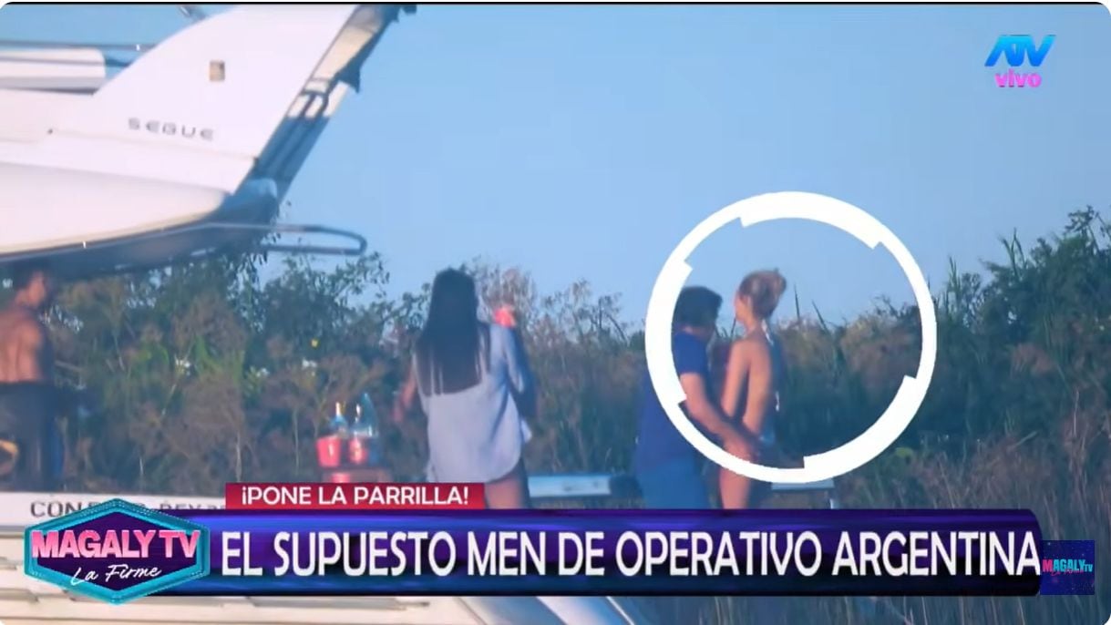 Ricardo Acerbi también estuvo en el yate divirtiéndose con los guerreros.