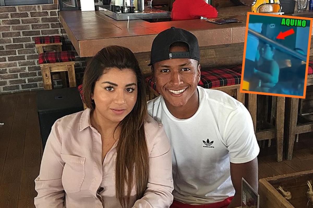 Pedro Aquino y su esposa Katherine Fernández fueron captados en discoteca. (Redes sociales / Magaly Tv)