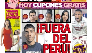 ¡FUERA DEL PERÚ!