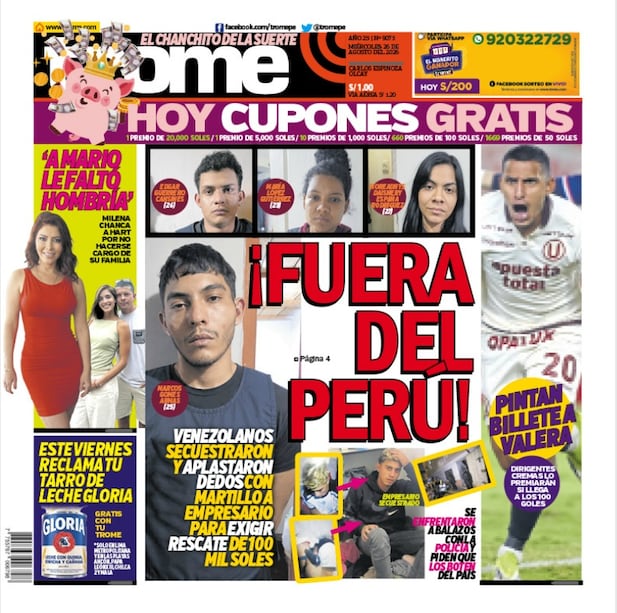 Portada Trome