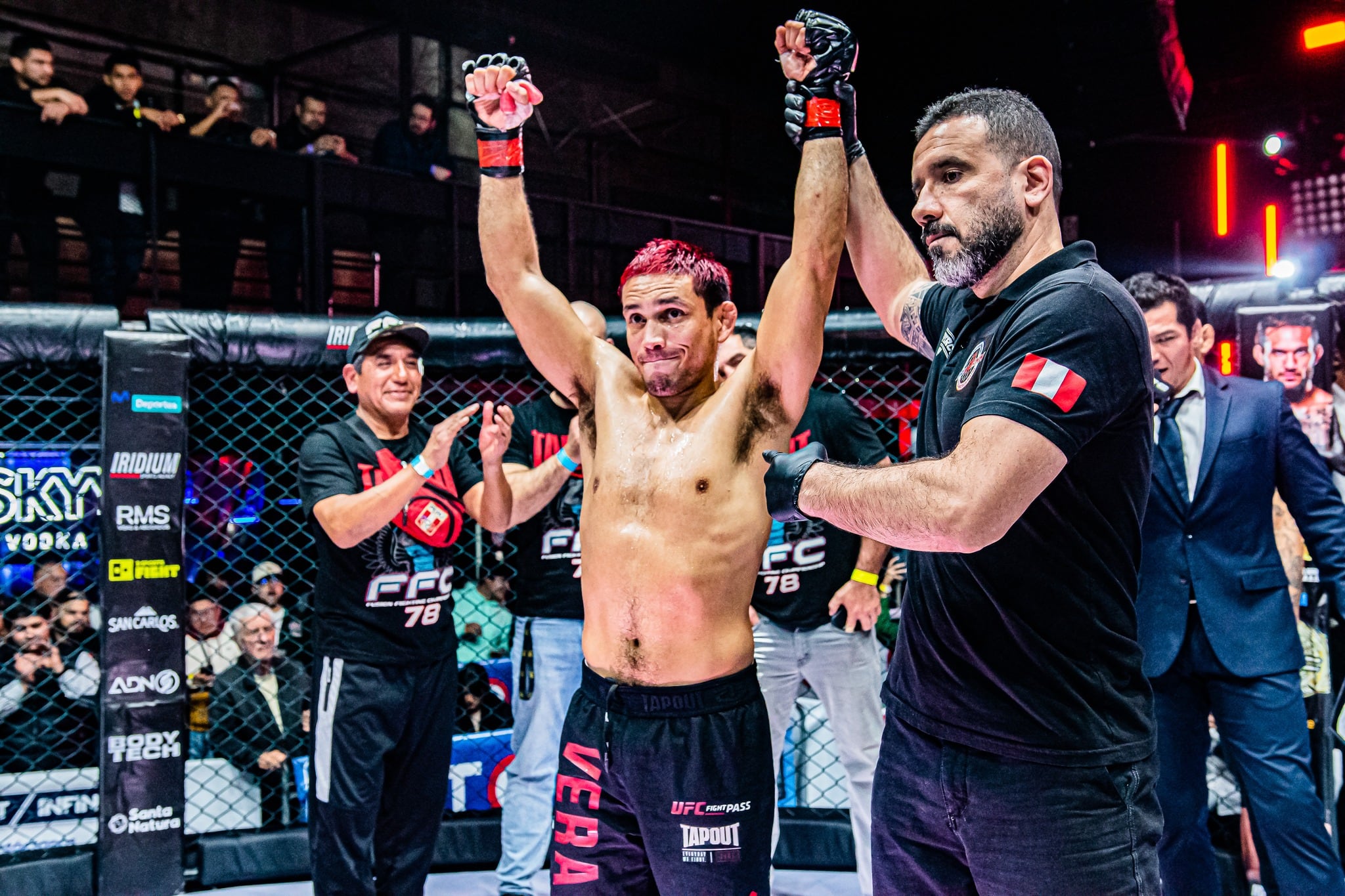 Rodrigo Vera, uno de los nueve peleadores peruanos en UFC este 2026. (Difusión FFC)