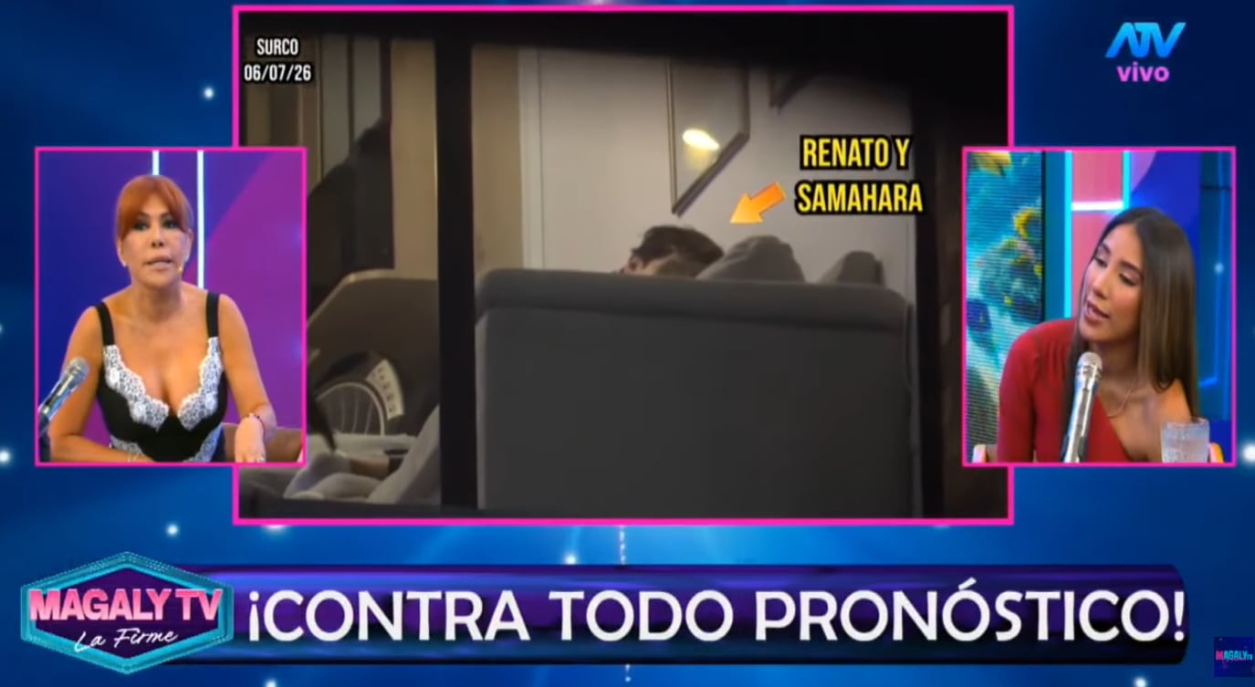 Samahara Lobatón desmiente que Renato Rossini Jr. sea 'hueco'.