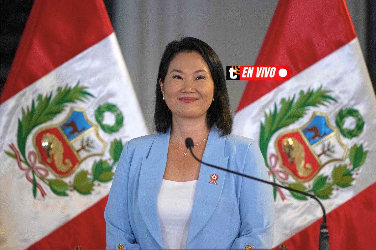 Keiko Fujimori recibirá la banda presidencial este martes 28 de julio. (Foto: AFP)