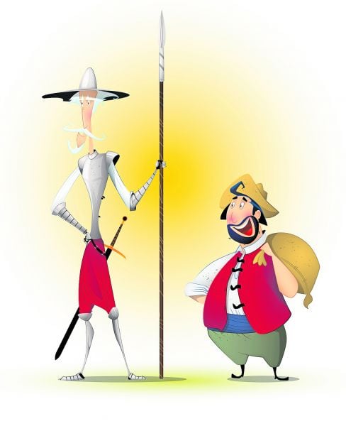 Don Quijote y Sancho Panza