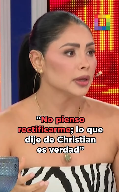 Pamela Franco no se rectifica tras carta notarial de Christian Domínguez.