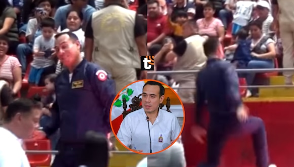 TROME- Presidente José Jerí sufre resbalón durante evento del IPD: “Probando que tenemos reflejos”