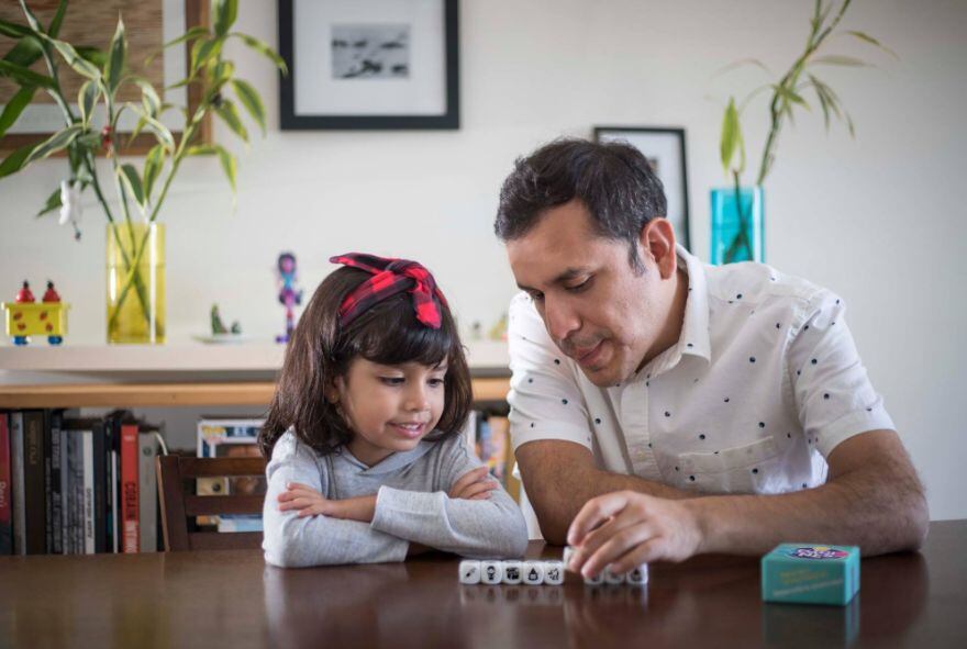 Los hijos agradecen todo lo que aprenden de su padre (Foto: Dadines Perú).