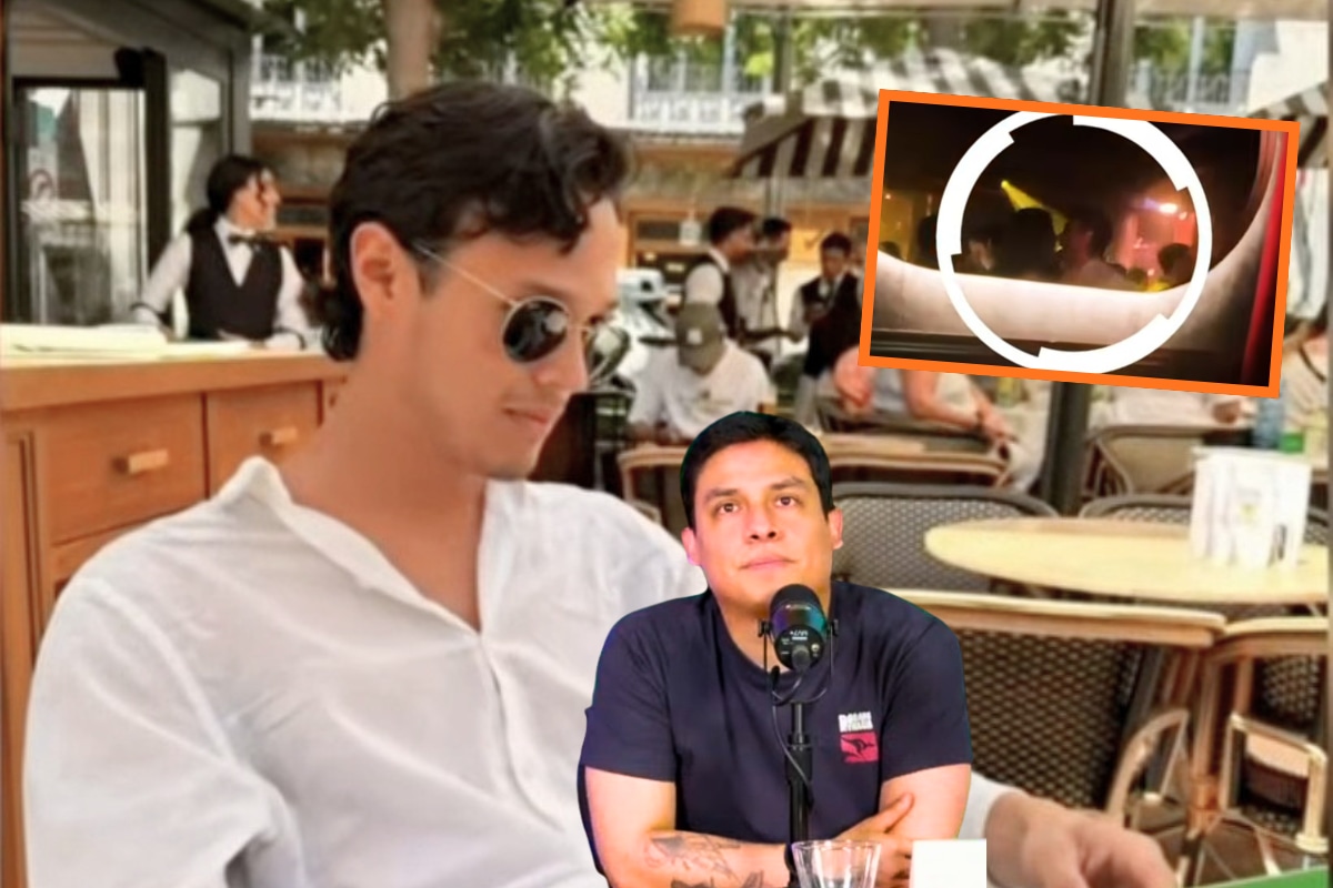 Joven del ampay se pronunció por imágenes con la novia de Curwen en Magaly Tv, La Firme. (Captura Redes sociales / Magaly TV)