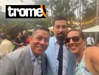 Boda de André Silva y la hija de Michelle Alexander. Foto: Instagram