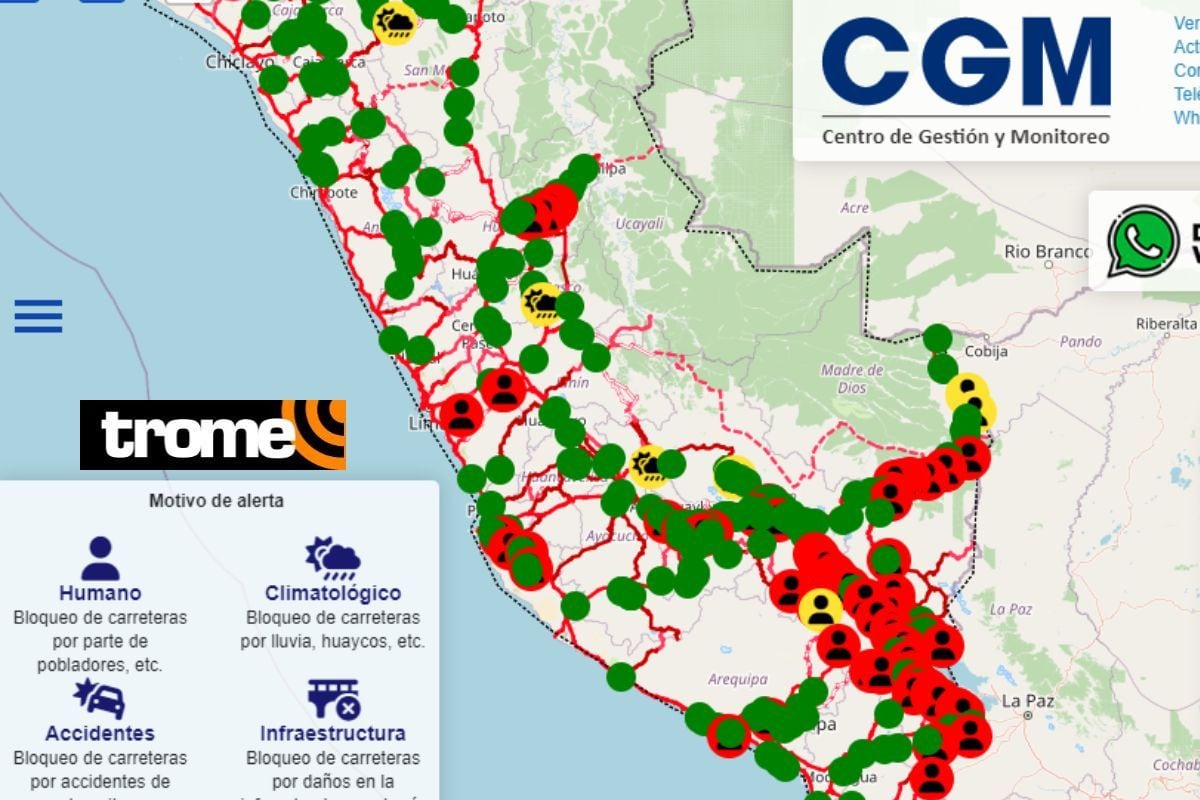 Carreteras bloqueadas