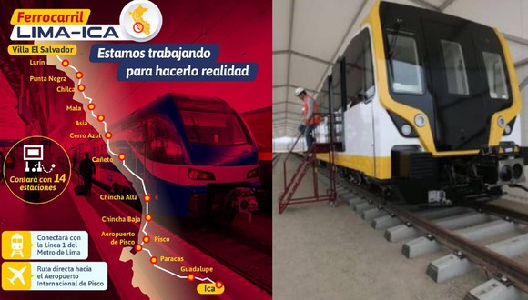 Nuevo Tren Lima - Ica iniciará su construcción en el 2026.