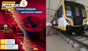 Nuevo tren Lima - Ica: Moderno ferrocarril tendrá 14 estaciones y construcción iniciará en el 2026
