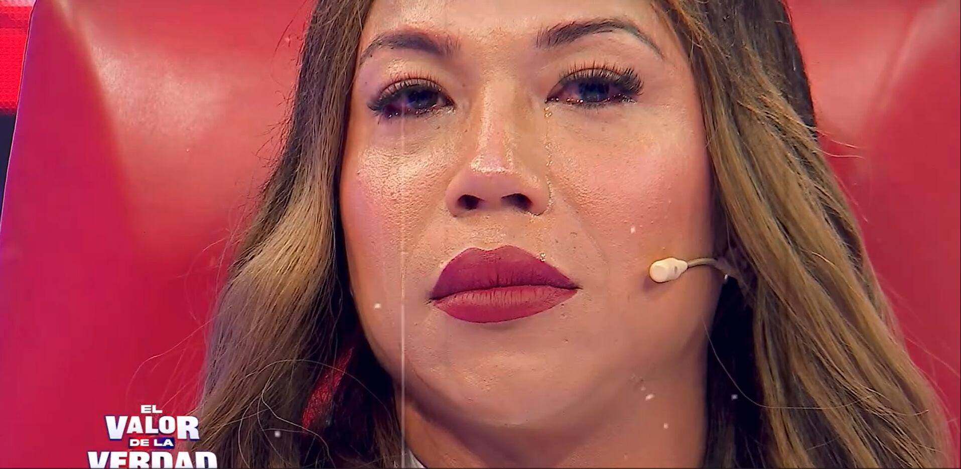 La actriz cómica acepta que no quiere a su novio. (Fuente: El valor de la verdad)