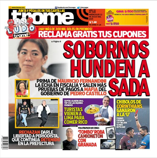 PORTADA TROME MIÉRCOLES 12/07/2023