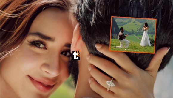 TROME - ¡Tammy Parra, ex de Diego Rodríguez, se casará! Es sorprendida con anillo de compromiso: “Somos tu y yo”