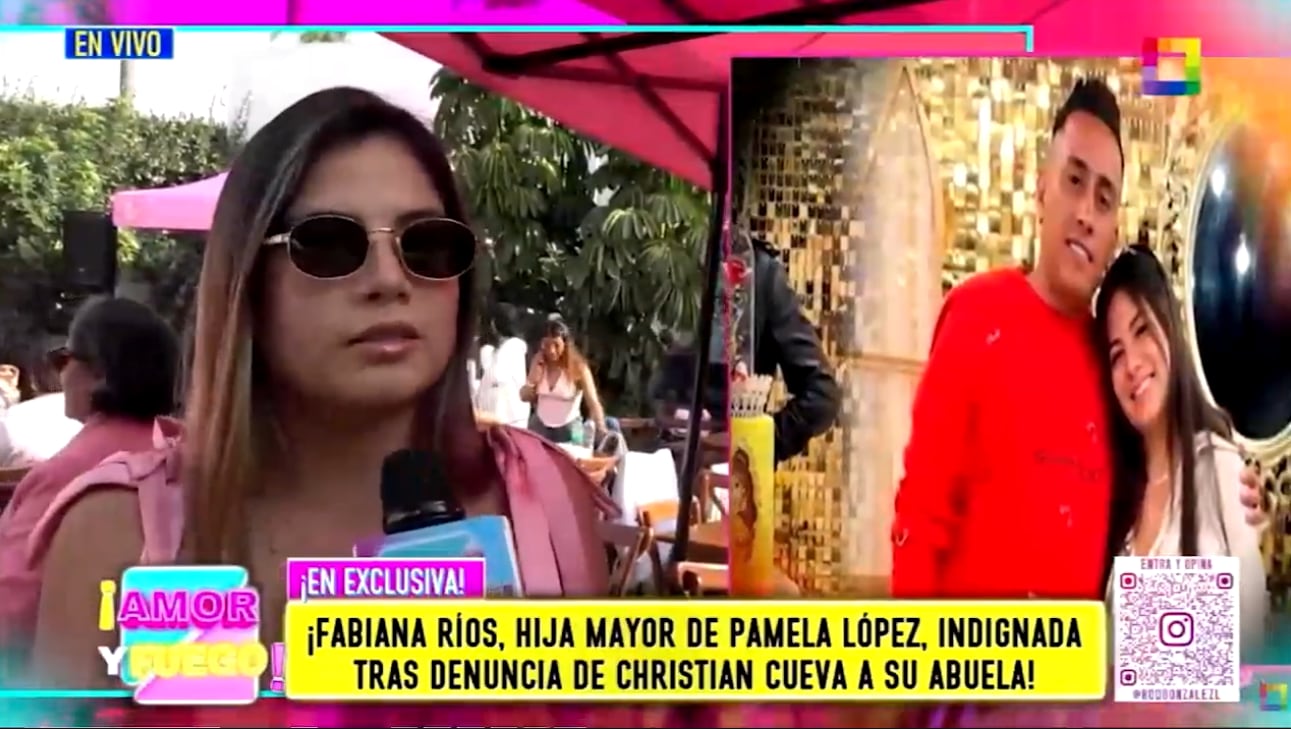 Hija de Pamela López, Fabiana Ríos, decepcionada de que Christian Cueva denunciara a su abuela.