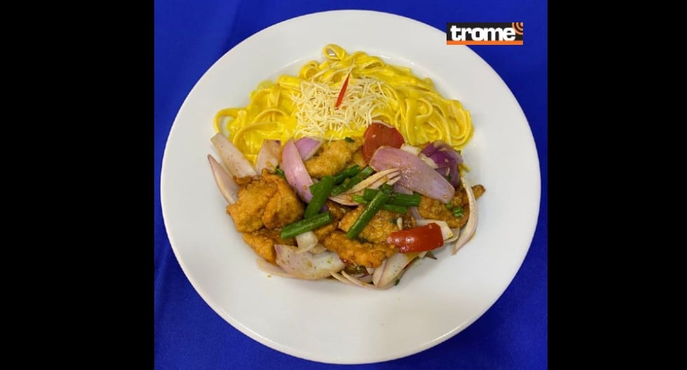 Restaurantes presentan deliciosos potajes para disfrutar por el partido Perú vs Colombia, como el fetuchini Lapadula, del restaurante 'Mi Barrunto' . (Trome / Isabel Medina)