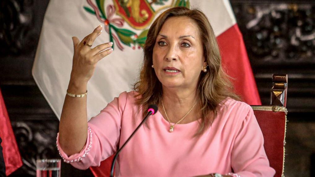 La expresidenta Dina Boluarte.
