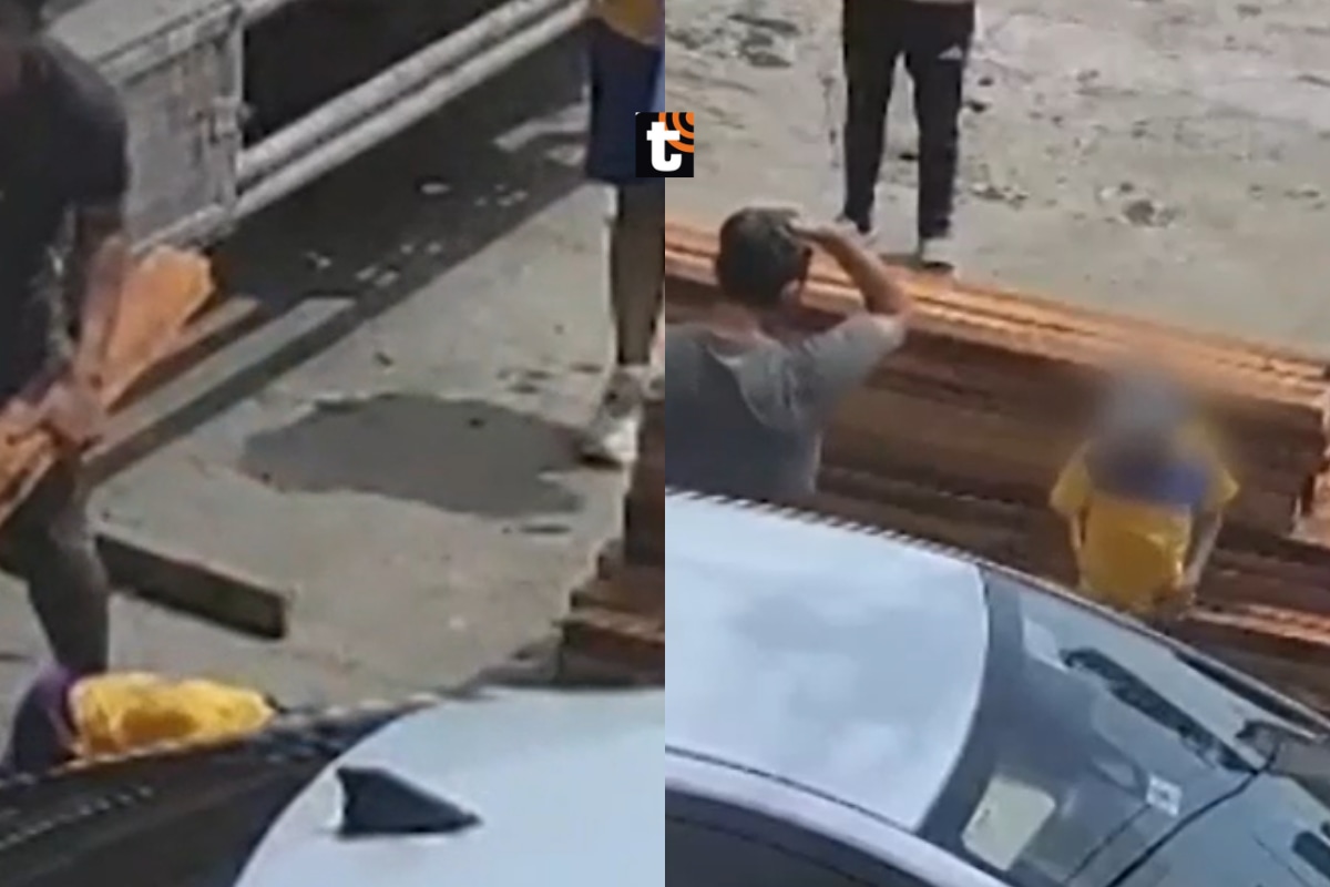 Viga de madera cae desde un tráiler y aplasta la cabeza de niño de 6 años que volvía del colegio.