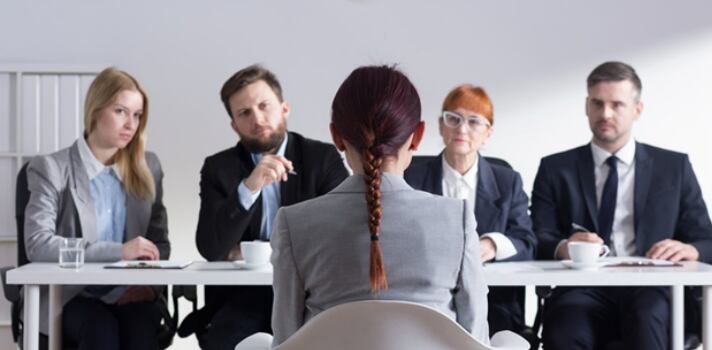 Entrevista de trabajo. Foto: AP