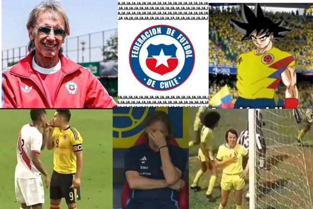Disfruta con los mejores memes del Colombia - Chile