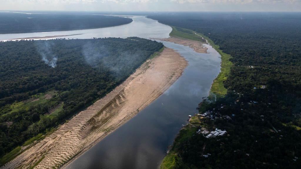 La frontera entre Perú y Colombia.