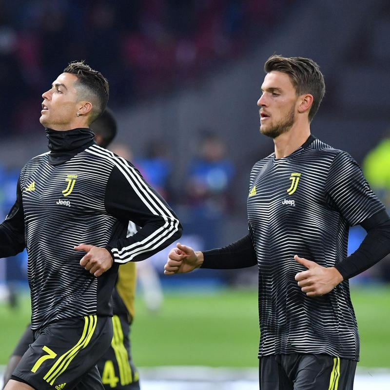 Cristiano Ronaldo y Daniele Rugani, su compañero infectado por el Coronavirus