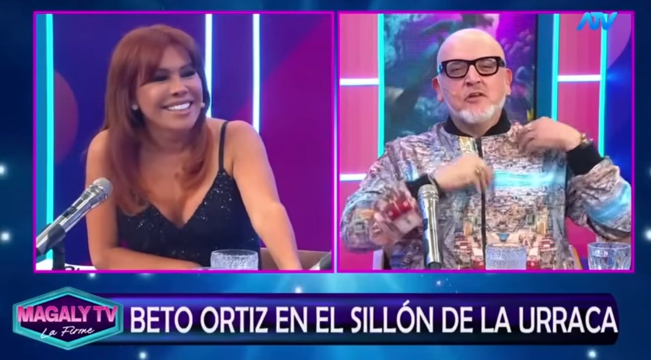 Magaly en entrevista con Beto Ortiz.