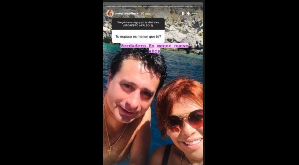 Magaly Medina revela que le lleva nueve años a su esposo