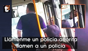¡Cansados de la delincuencia! Valeroso transportista atrapa a ladrón que robó dinero de pasajes en el Rímac