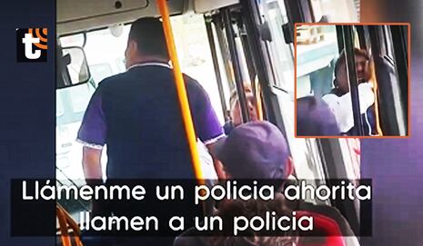 ¡Cansados de la delincuencia! Valeroso transportista atrapa a ladrón que robó dinero de pasajes en el Rím...