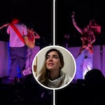 ¡Qué roche! Korina Rivadeneira es ignorada por vocalista de Rawayana en concierto en Lima