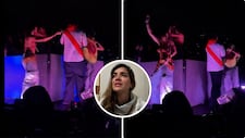 ¡Qué roche! Korina Rivadeneira es ignorada por vocalista de Rawayana en concierto en Lima