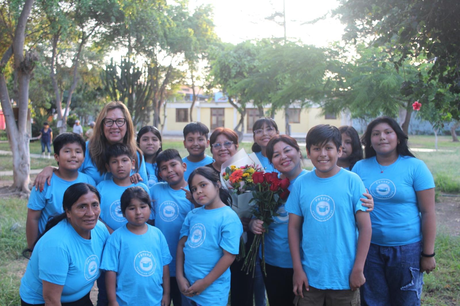 Una estudiante norteamericana de la escuela James W. Robinson del estado de Virginia, Estados Unidos, inició en el Perú un programa dirigido a niños peruanos para fomentar sus habilidades de liderazgo.